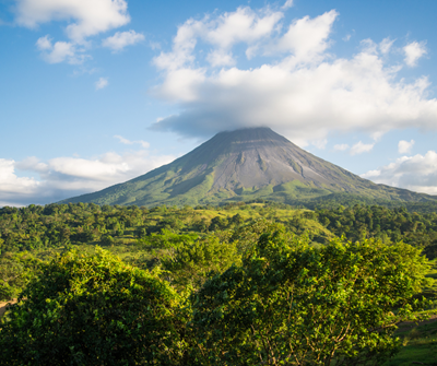 Le Costa Rica et sa végétation, volcan