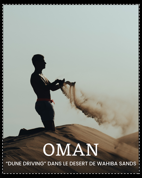 désert de sable à OMAN