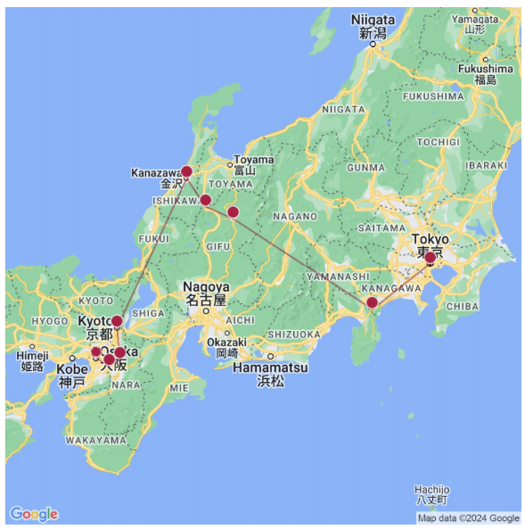 votre parcours de 14 jours au japon avec l'exposition universelle en 2025 avec Calliope Travel