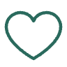 Green heart symbol